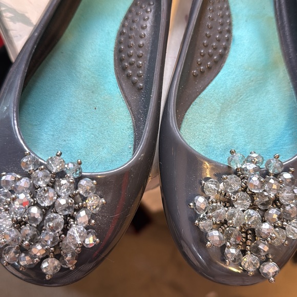 Oka.b Gray jelly Embellished flats 7 - Picture 2 of 7